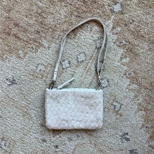 Madewell Puff Woven Crossbody Bag/Clutch